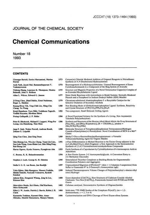 Contents pages