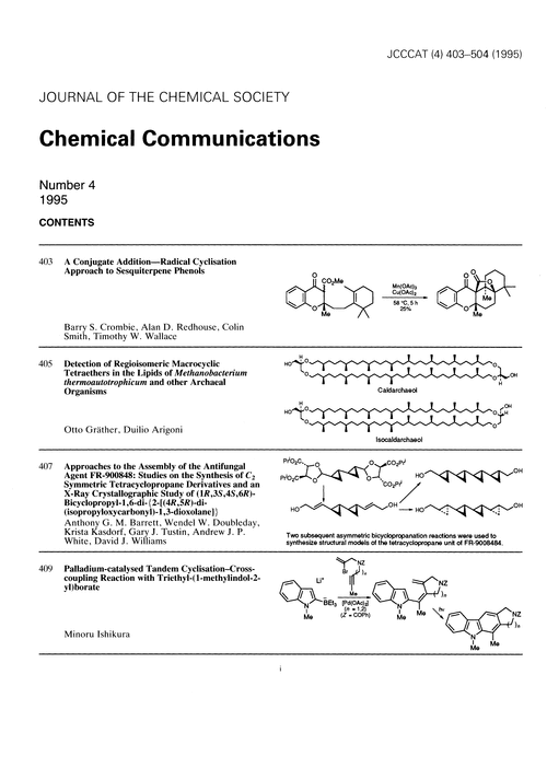 Contents pages