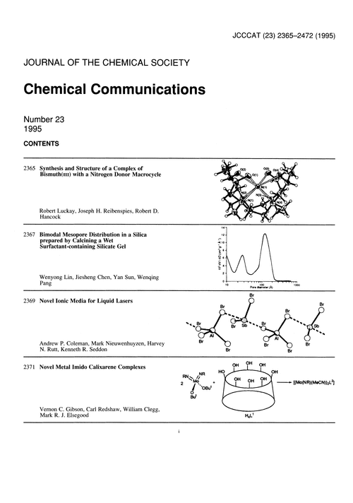 Contents pages