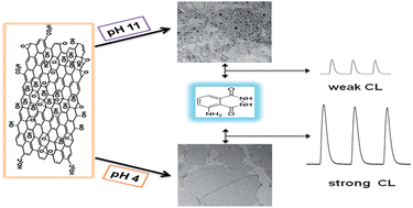 Graphical abstract: A new luminol chemiluminescence sensor for glucose based on pH-dependent graphene oxide