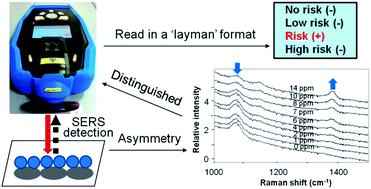 Graphical abstract: Semi-quantification of surface-enhanced Raman scattering using a handheld Raman spectrometer: a feasibility study