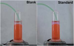 Graphical abstract: A single-valve sequential injection manifold (SV-SIA) for automation of air-assisted liquid-phase microextraction: stopped flow spectrophotometric determination of chromium(vi)