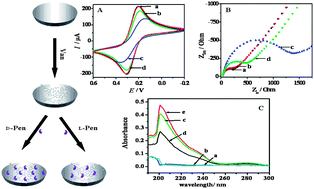 Graphical abstract: Chiral recognition of penicillamine enantiomers based on a vancomycin membrane electrode