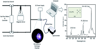 Graphical abstract: Selective detection of organophosphate nerve agents using microplasma device