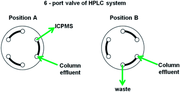 Graphical abstract: HPLC/ICPMS with effluent diversion for robust and time-efficient determination of selenium metabolites in human urine