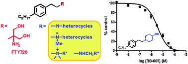 Graphical abstract: Synthesis of selective inhibitors of sphingosine kinase 1