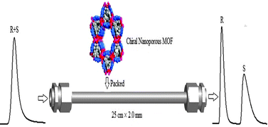 Graphical abstract: Chiral recognition of a 3D chiral nanoporous metal–organic framework