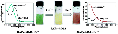 Graphical abstract: A modified mesoporous silica optical nanosensor for selective monitoring of multiple analytes in water