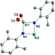 Graphical abstract: Selective functionalization of a bis-silylene