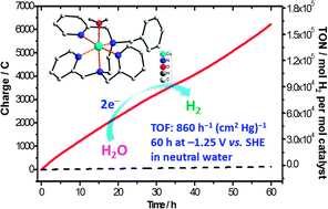 Graphical abstract: Electrocatalytic hydrogen evolution from neutral water by molecular cobalt tripyridine–diamine complexes