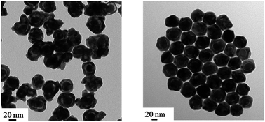 Graphical abstract: Facile synthesis of Au–Ag core–shell nanoparticles with uniform sub-2.5 nm interior nanogaps