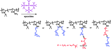 Graphical abstract: A facile metal-free “grafting-from” route from acrylamide-based substrate toward complex macromolecular combs