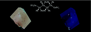 Graphical abstract: A luminescent and dichroic hexagermane