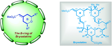 Graphical abstract: Recent efforts to construct the B-ring of bryostatins