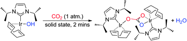 Graphical abstract: CO2 fixation employing an iridium(i)-hydroxide complex