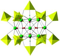 Graphical abstract: A novel nonanuclear hafnium oxide–hydroxide–sulphate cluster crystallised from aqueous solution