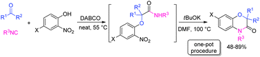 Graphical abstract: Double Smiles rearrangement of Passerini adducts towards benzoxazinones