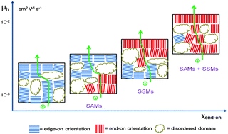 Graphical abstract: Enhanced vertical carrier mobility in poly(3-alkylthiophene) thin films sandwiched between self-assembled monolayers and surface-segregated layers