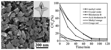 Graphical abstract: Hydrothermal synthesis and selective photocatalytic properties of tetragonal star-like ZrO2 nanostructures