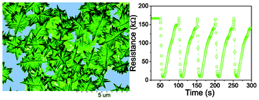 Graphical abstract: Hierarchical rh-In2O3 crystals derived from InOOH counterparts and their sensitivity to ammonia gas