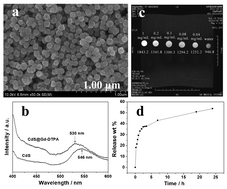 Graphical abstract: Multifunctional magnetic-fluorescent CdS@Gd–DTPA hierarchical hollow nanospheres: preparation and potential application in drug delivery