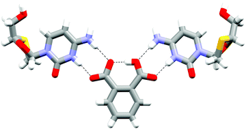 Graphical abstract: Lamivudine salts with 1,2-dicarboxylic acids: A new and a rare synthon with double pairing motif fine-tuning their solubility