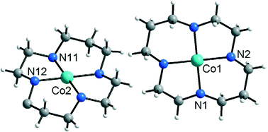 Graphical abstract: A new synthetic approach to force bond formation between a transition metal complex and a thiostannate anion: solvothermal synthesis and crystal structure of [Co2(cyclam)2Sn2S6]·2H2O