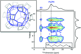 Graphical abstract: NMR crystallography driven structure determination: nanoporous materials