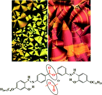 Graphical abstract: Fluorescent unsymmetrical four-ring bent-core mesogens: 2D modulated phases