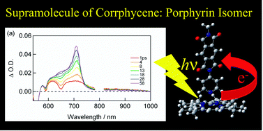 Graphical abstract: Photoinduced electron transfer in supramolecular donor–acceptor dyads of Zn corrphycene