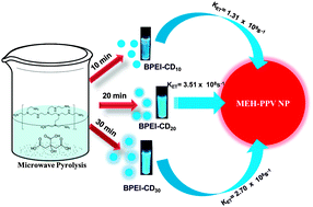 Graphical abstract: Steady state and time resolved spectroscopic study of C-dots–MEH–PPV polymer nanoparticles composites