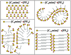 Graphical abstract: Unraveling heterogeneous microviscosities of the 1-alkyl-3-methylimidazolium hexafluorophosphate ionic liquids with different chain lengths