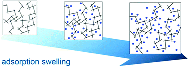 Graphical abstract: Simulated swelling during low-temperature N2 adsorption in polymers of intrinsic microporosity