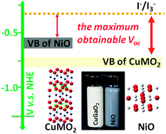 Graphical abstract: Cu(i)-based delafossite compounds as photocathodes in p-type dye-sensitized solar cells