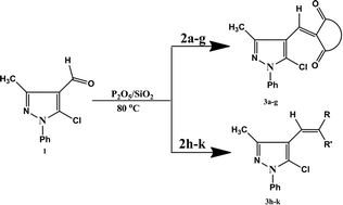 Graphical abstract: P2O5/SiO2 as an efficient heterogeneous catalyst for the synthesis of heterocyclic alkene derivatives under thermal solvent-free conditions