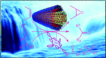 Graphical abstract: The catalytic efficiency of Fe-porphyrins supported on multi-walled carbon nanotubes in the heterogeneous oxidation of hydrocarbons and sulfides in water