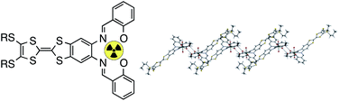 Graphical abstract: Synthesis and characterization of a tetrathiafulvalene-salphen actinide complex