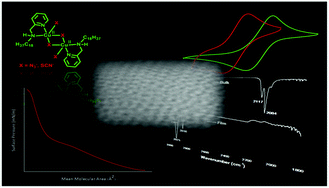 Graphical abstract: Electronic and interfacial behavior of gemini metallosurfactants with copper(ii)/pseudohalide cascade cores