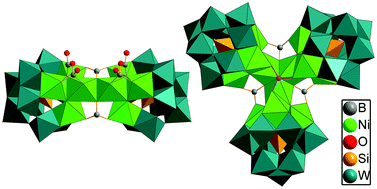 Graphical abstract: Borate-templated self-assembly of multinuclear nickel(ii)-containing POMs