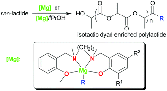 Graphical abstract: Magnesium complexes supported by salan-like ligands: Synthesis, characterization and their application in the ring-opening polymerization of rac-lactide