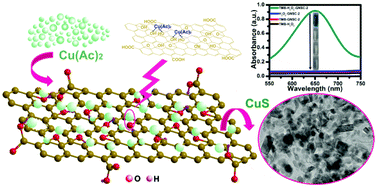 Graphical abstract: A one-pot and in situ synthesis of CuS-graphene nanosheet composites with enhanced peroxidase-like catalytic activity
