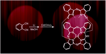 Graphical abstract: First example of a hexadentate bicyclic phthalocyanine analogue containing a divalent metal center