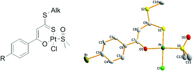 Graphical abstract: Novel platinum(ii) compounds with O,S bidentate ligands: synthesis, characterization, antiproliferative properties and biomolecular interactions