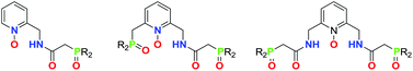 Graphical abstract: Synthesis and f-element ligation properties of NCMPO-decorated pyridine N-oxide platforms