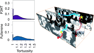 Graphical abstract: Quantifying organic solar cell morphology: a computational study of three-dimensional maps