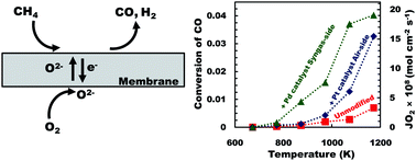 Graphical abstract: Interfacial reactions in ceramic membrane reactors for syngas production