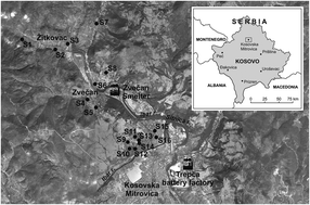 Graphical abstract: Correlation between radioactivity levels and heavy metal content in the soils of the North Kosovska Mitrovica environment