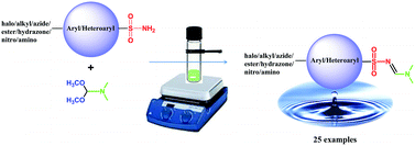 Graphical abstract: Metal- and solvent-free synthesis of N-sulfonylformamidines