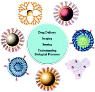 Graphical abstract: Nanoparticles and their applications in cell and molecular biology