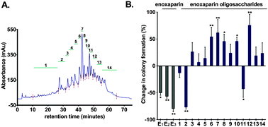 Graphical abstract: Identification of pro- and anti-proliferative oligosaccharides of heparins